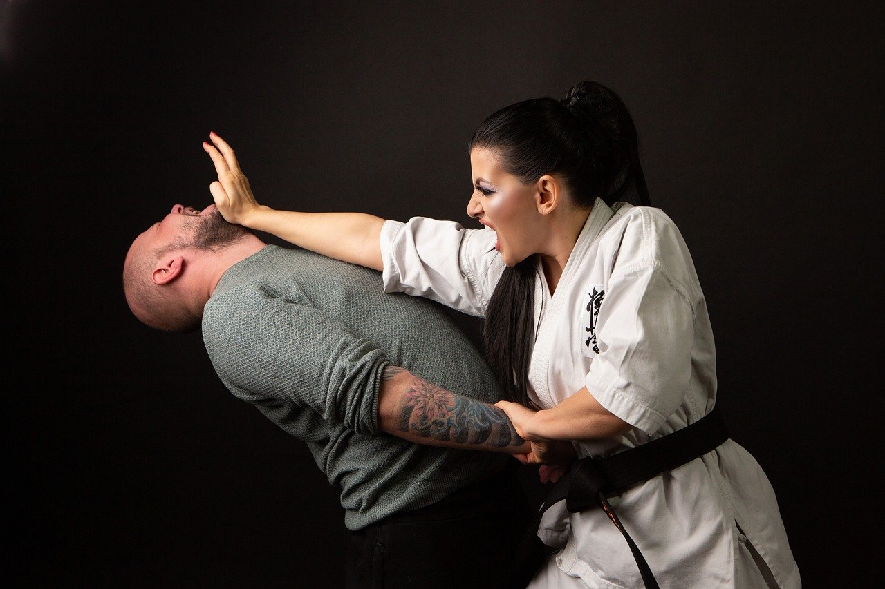 woman, karate, man, taekwondo, fight, sport, portrait, pose, young woman, male, girl, female, karate, karate, karate, karate, karate
