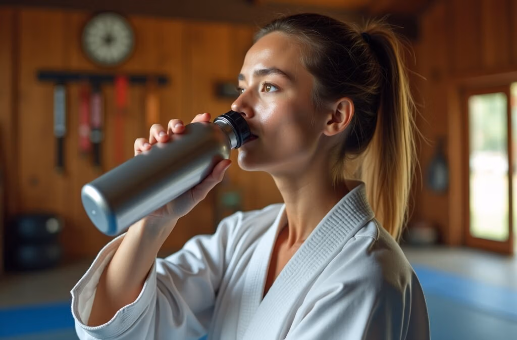 Importância da hidratação no karate